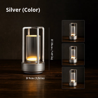 Lampe de Table LED Sans Fil LUNEMEA™ – Design Industriel & Ambiance Chaleureuse