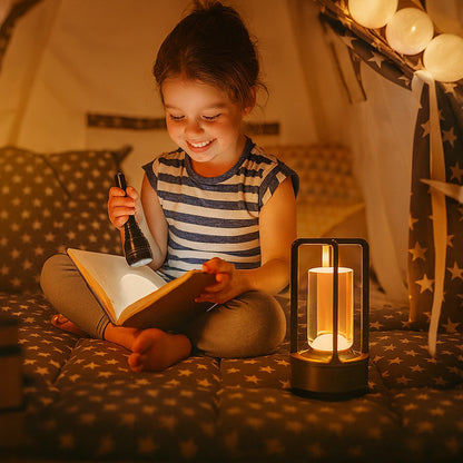 Lampe de Table LED Sans Fil LUNEMEA™ – Design Industriel & Ambiance Chaleureuse