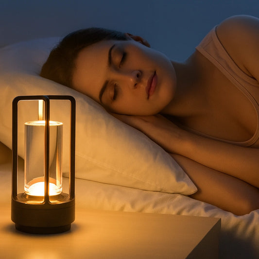 Lampe de Table LED Sans Fil LUNEMEA™ – Design Industriel & Ambiance Chaleureuse