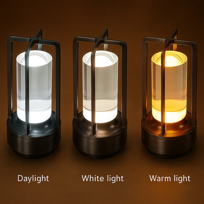 Lampe de Table LED Sans Fil LUNEMEA™ – Design Industriel & Ambiance Chaleureuse